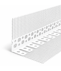 Profil PVC arcuibil cu plasa fibra de sticla, lungime 2.5 m Profil PVC arcuibil cu plasa fibra de sticla, lungime 2.5 m